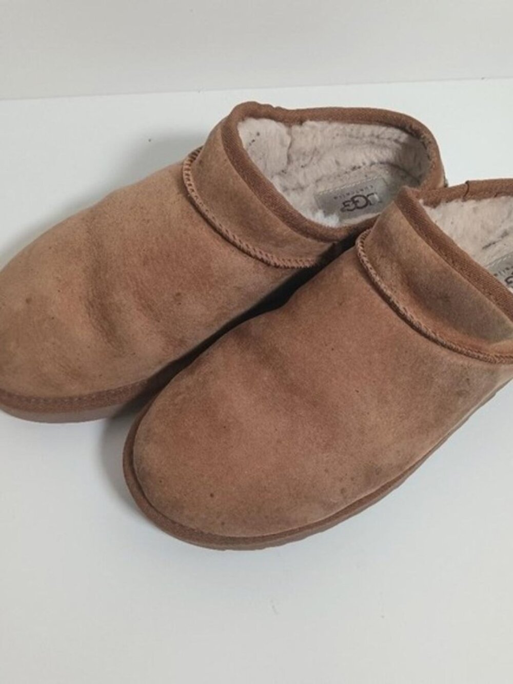 UGG Classic Slipper Classic Micro Mini Suede Boot Brown Size 10